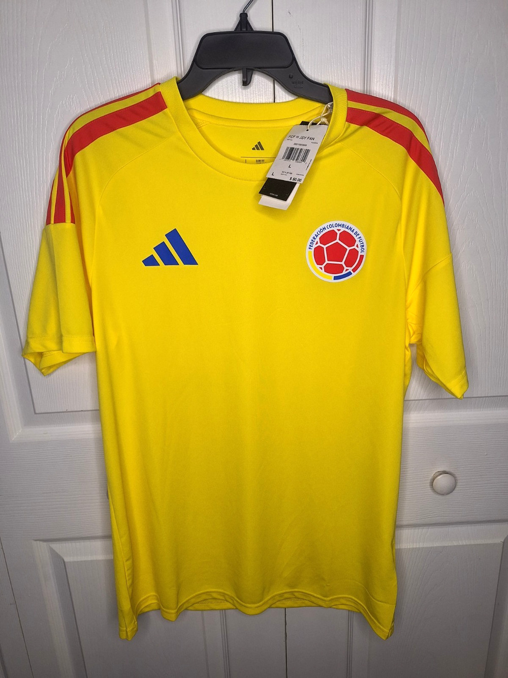 Adidas Colombia National Team 2026 Fan Jersey KS3894 size Large Soccer